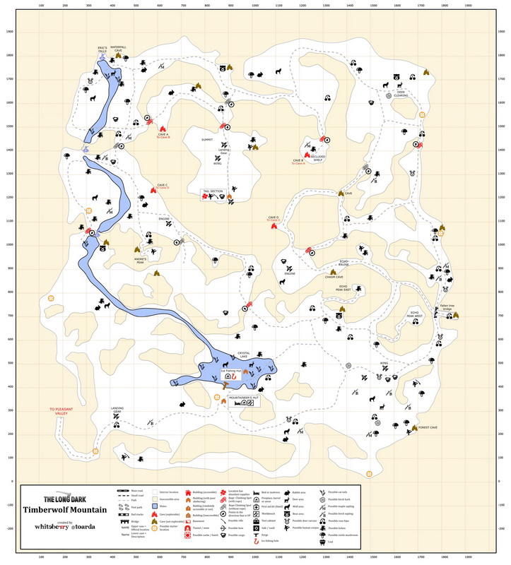 Pleasant Valley Long Dark Map 33 The Long Dark Full Map Maps