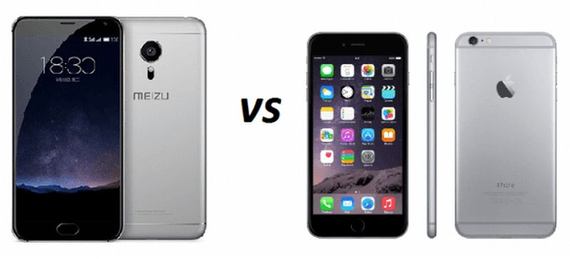 meizu vs iphone